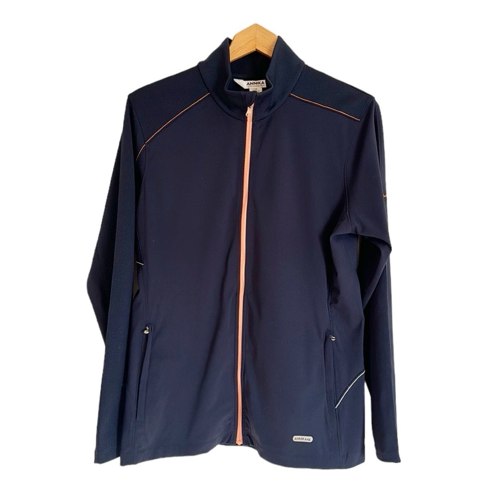 ANNIKA Cutter & Buck Womens The Legend Golf Active Full Zip Jacket size L